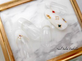 (1361)カラフルストーンネイル