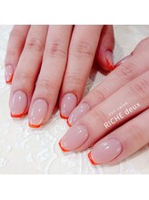 リッシュ ドゥ(RICHE deux)/オレンジスキニーフレンチ