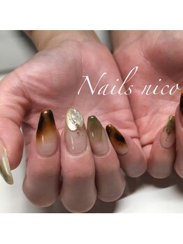 ネイルズニコ(Nails nico)/べっ甲ネイル