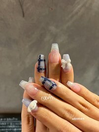 チェック柄×デザイン定額