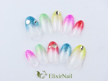 エリクサーネイル 神田(Elixir Nail)/シンプル/クーポン使用