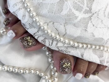 ハニービービー(Honey Bee Bee)/リボンネイル