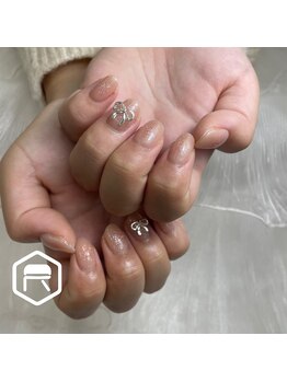 東海最大級ネイルサロン by レディスペネイル 名駅店/リボンネイル