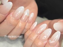 プリンセスネイル(Princess nail)/ホワイトグラデ　9,700