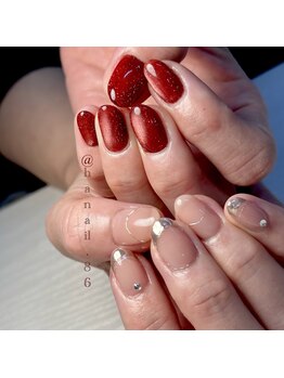 haruka nail × 非対称ネイル