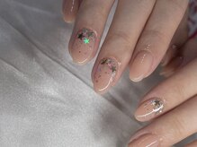 リーネイル(Lee_nail)の雰囲気（大人気星のキラキラホロ♪長さ出しも対応可能です◎）