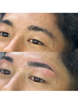 ボスブロウ 藤が丘駅前店(BOSS BROW)/ 【メンズ眉毛】　before　after