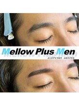 メロウプラス(mellow+)/メンズ眉毛/アイブロウ/眉毛