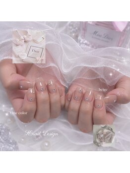 ケーネイル 金沢(K.nail)の写真/輝きが止まらない！250種類から選べるパーツご用意してます◎トレンドを叶えるネイルサロン♪