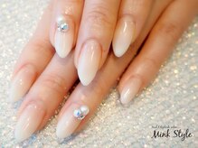ミンクスタイル 恵比寿店(Mink Style)/白グラデーションネイル
