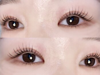 プレシャス アイラッシュ 中央町店(PRECIOUS)の写真/ケラチンラッシュリフトで自まつげをケアしながらビューラー要らずのパッチリeyeに♪月替わりクーポンあり!