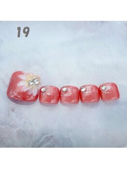 はあとねいる 大和店/フットネイル：No.19