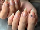 ちゅるんチークネイル