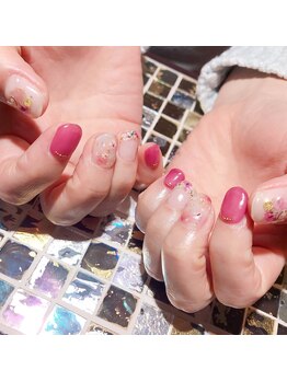アティックネイルアトリエ(attic nail atelier)/押し花ネイル★