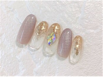 ネイルサロン アミ(Amie)/ダイヤカットのスワロフスキー☆