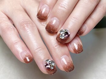 ワイドット(Y.)/長さ出し＆ラメグラデーション