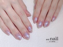 アンドラッシュ アンドネイル 本郷三丁目駅前店(and lash/and nail)/マグネットネイル