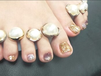 スカラべネイル52 春日部(Scarab Nail 52)/お任せアート♪フットDESIGN