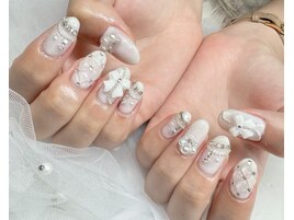 キルティング×リボン