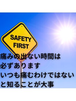 はたらくからだ研究所/いたみの出ない時間は必ずある