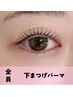 【逆さまつ毛解消◎】下まつげパーマのみ《3stepトリートメント込★》