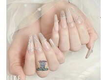 ゴテかわ(GOTE KAWA)/ハートネイル、ワンホン