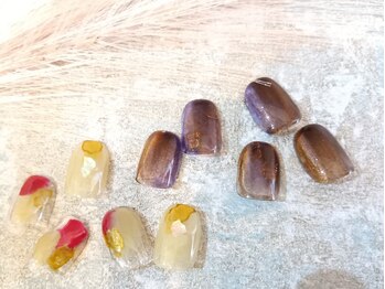 テフテフ バイ ドットエム 広尾(tef tef by.M)/パラジェル　ニュアンス