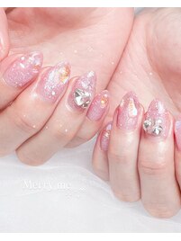 韓国ネイル　氷ネイル