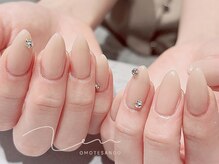 禅 表参道(Zen)/シンプルベージュネイル