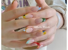 ナインカラット 神田店(9 Carats)/カラフルフレンチアートネイル