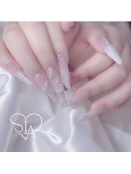 シア ネイル 本店(SIA NAIL)の写真/スカルプ/チップ長さだしが大人気!!「持ち込みデザイン」100種類以上の「各種定額」が圧倒的人気☆