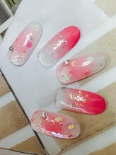 アイル ビューティーサロン(Airu Beauty Salon)/ミラーネイルブロッキングネイル