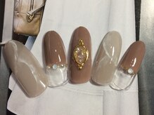 ネイルサロン リリオ(Nail Salon Ririo)/おとな大理石風ネイル