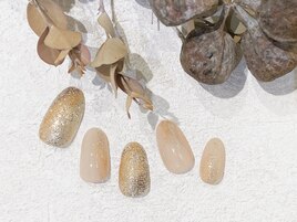 ゴールド×ベージュ