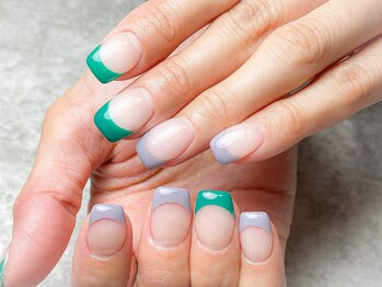 マノアネイル アシヤ(MANOA NAIL ASHIYA)/【パラジェル】フレンチ