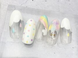 梅雨ネイル￥7980