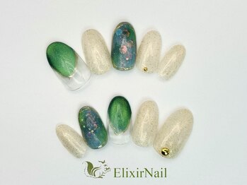エリクサーネイル 五反田(Elixir Nail)/定額a シンプル／クーポン使用