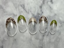 ネイルブレイク リリア(Nail Break lilia)/【初回オフ無料】ヒョウフレンチ