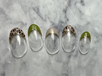 ネイルブレイク リリア(Nail Break lilia)/【初回オフ無料】ヒョウフレンチ