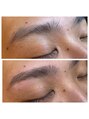 ヘアーアンドエステ ハラダ 滝ノ水店 【似合わせ美眉デザイン】自然な仕上がりで初めての方でも◎