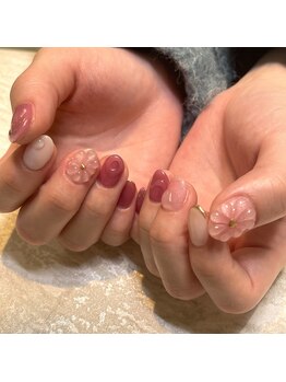 クリスタルネイル トキハわさだタウン店/ニュアンスネイル