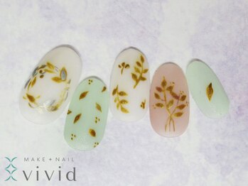 メイクプラスネイル ヴィヴィッド(MAKE+NAIL vivid)/*冬ブライダルネイル*