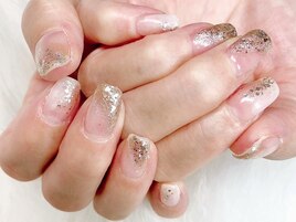 定額キラキラニュアンスネイル