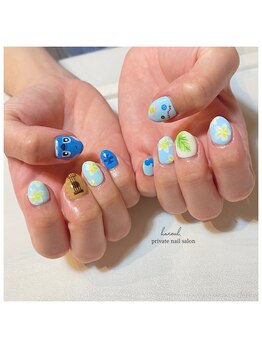 ハヌル(haneul.)/モチーフネイル/オハナ