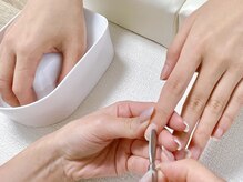 全メニューウォーターケア付き。ドライケアとは違う本格的なケア