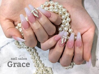 ネイルサロン グレイス(Grace)の写真/大切な卒入学式もお任せ下さい♪お忍びで同業者も来店する高強度アクリルスカルプ専門店!☆フィルイン対応