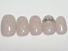 ネイルメゾン 渋谷店(NAIL MAISON)/オフィスピンクラメ￥5500