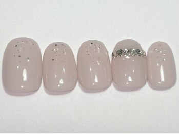 ネイルメゾン 渋谷店(NAIL MAISON)/オフィスピンクラメ￥5500