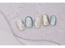 7000円　マグネット　ホロ　花