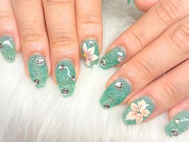 ＊キラキラフラッシュネイル☆＊